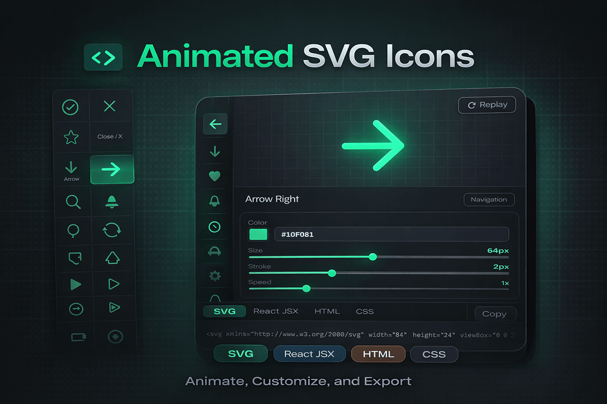 Animated SVG Icons