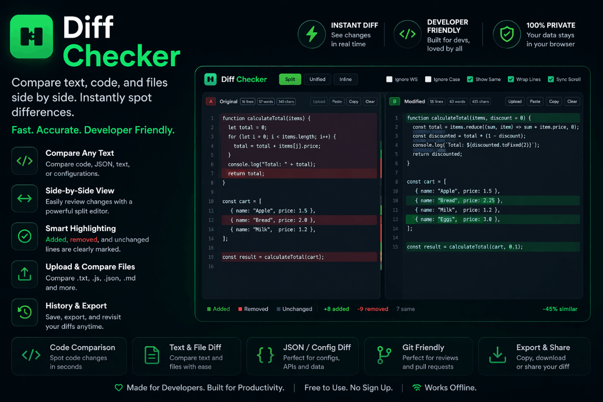 Diff Checker