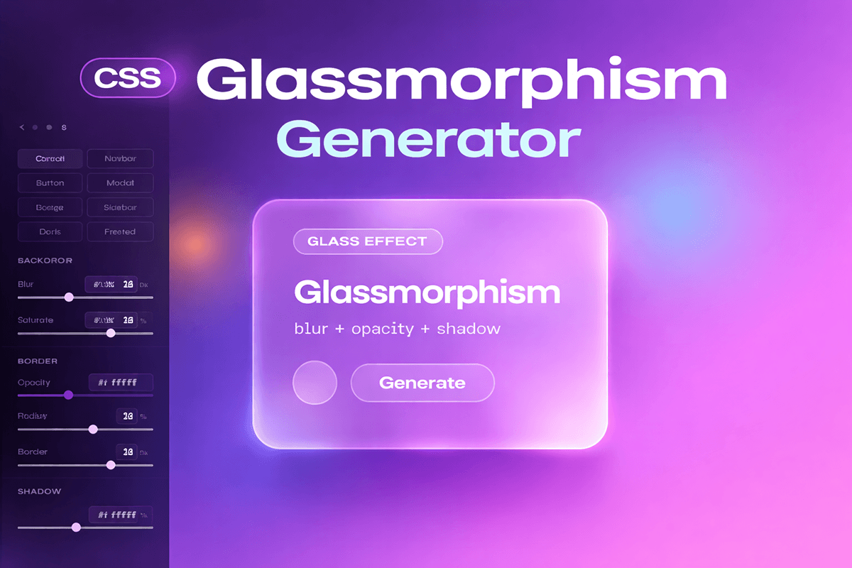 Glassmorphism Generator