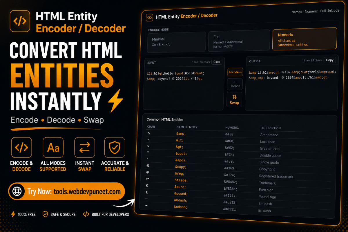 HTML Entity Encoder