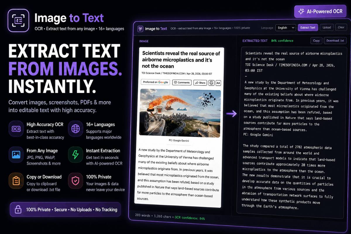 Image to Text