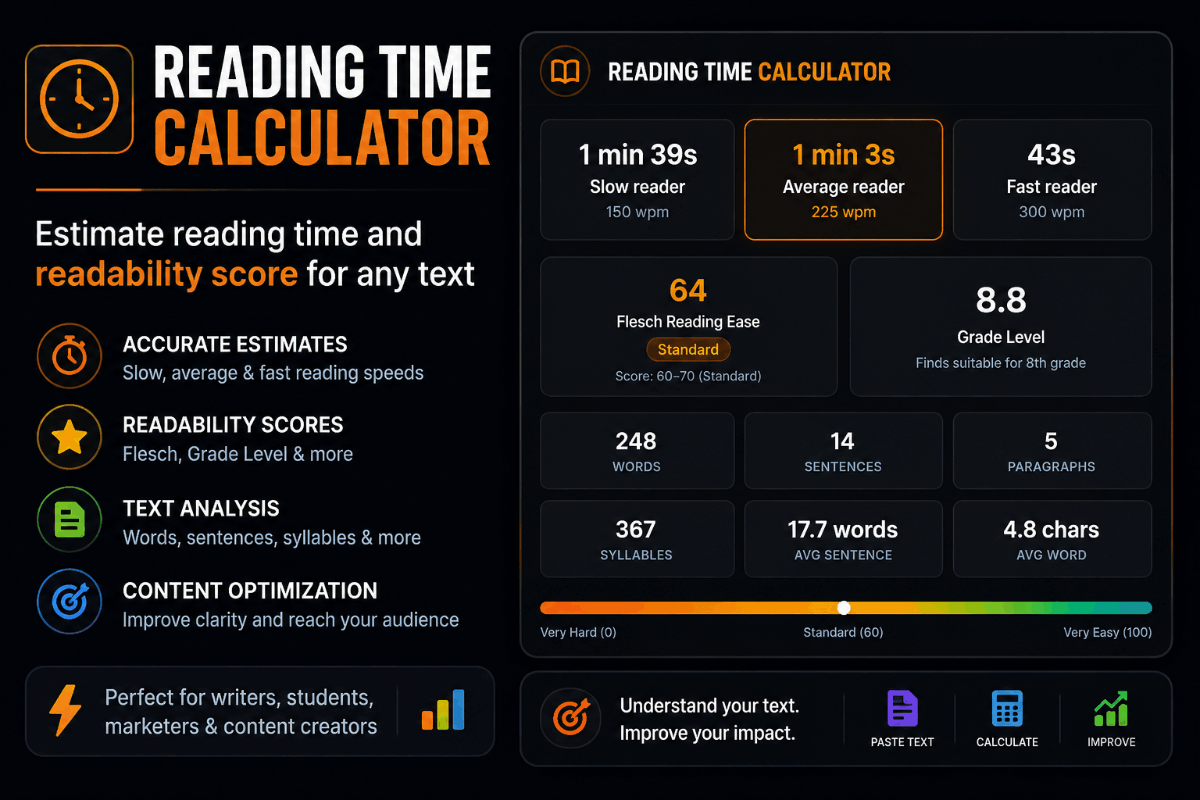 Reading Time Calculator