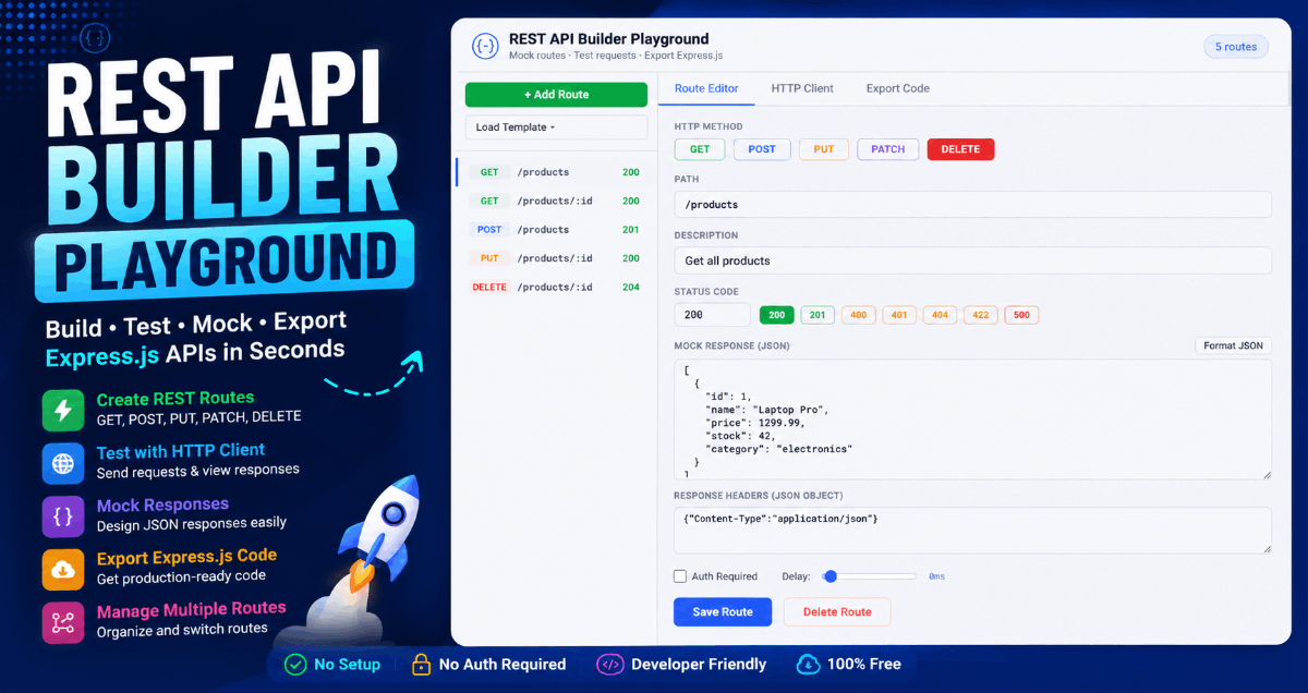REST API Builder Playground