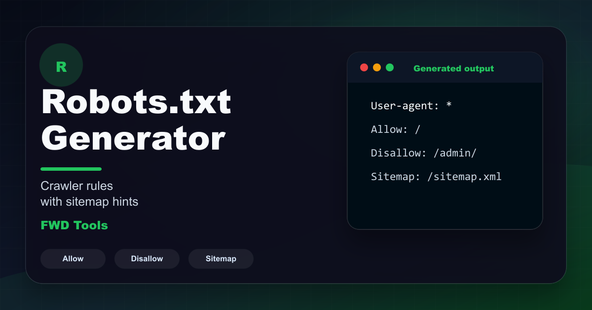 Robots.txt Generator
