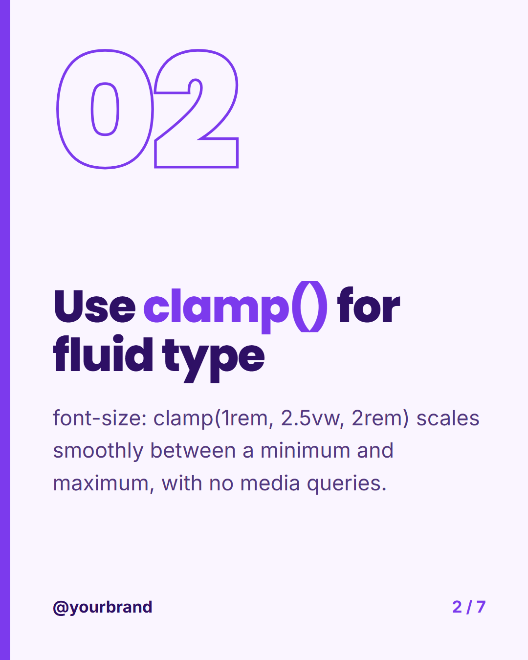 Carousel Step Slide template preview