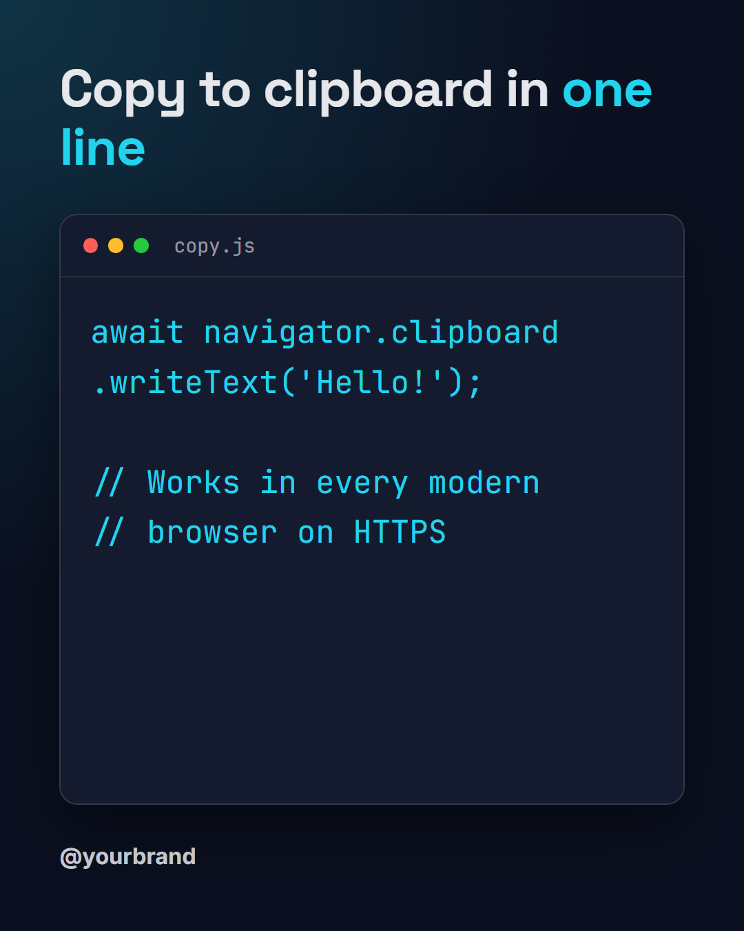Code Tip template preview