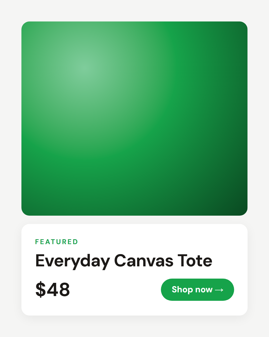 Product Spotlight template preview