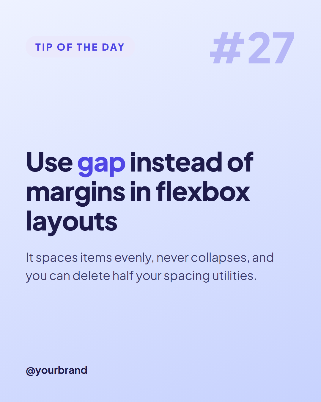Tip of the Day template preview