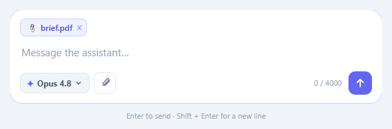 Screenshot of the AI Prompt Composer snippet rendered live