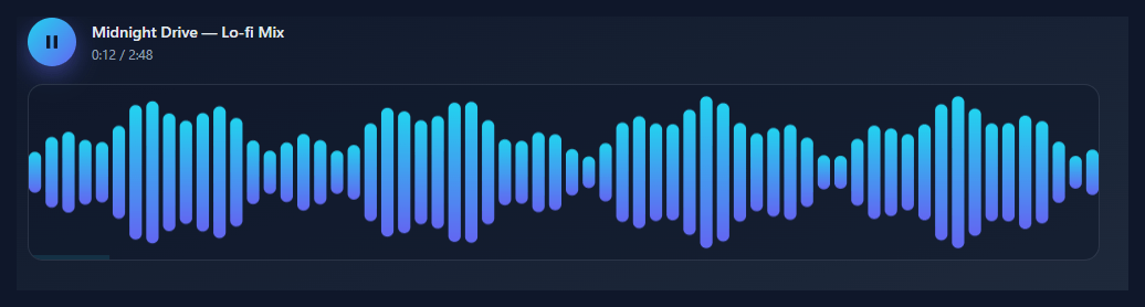 Audio Waveform Visualizer