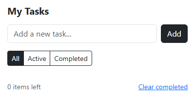 Bootstrap Todo List App