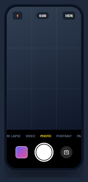 Camera UI