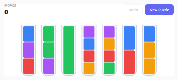 Color Sort Water Puzzle
