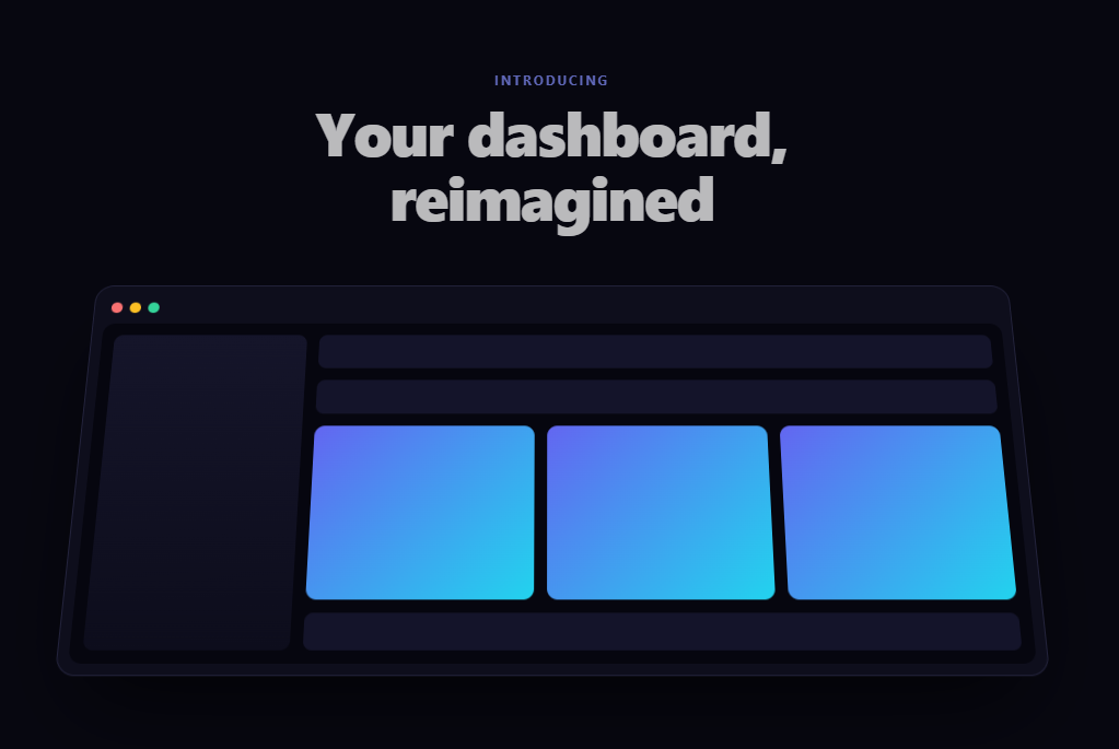 Screenshot of the Container Scroll Reveal snippet rendered live
