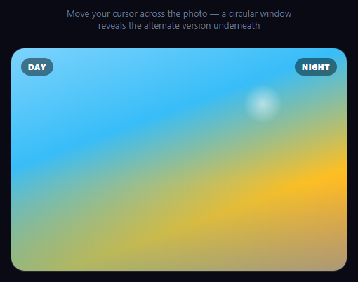 Cursor Circle Image Reveal