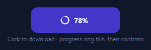 Screenshot of the Download Button snippet rendered live