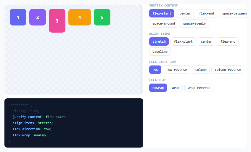 Flexbox Alignment Visualizer