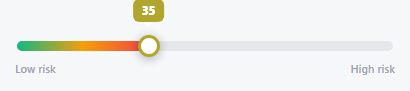 Screenshot of the Gradient-Fill Value Slider snippet rendered live