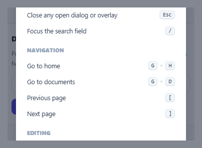 Keyboard Shortcuts Help Overlay — Press "?" to Open