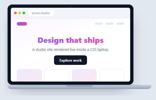 Laptop Mockup