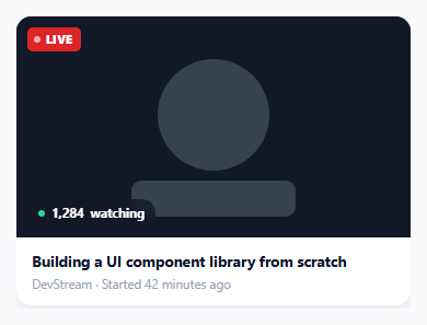 Live Viewer Count Badge