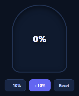 Liquid Fill Progress Indicator