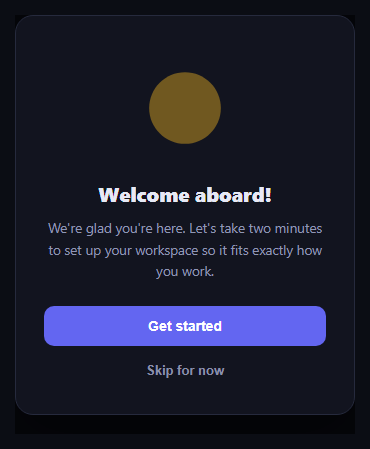 Lottie Onboarding Mascot Modal