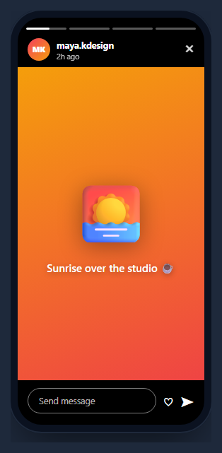 Mobile Stories Viewer