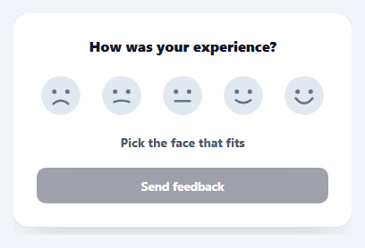 Screenshot of the Mood Picker snippet rendered live