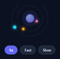 Screenshot of the Orbit Loader snippet rendered live
