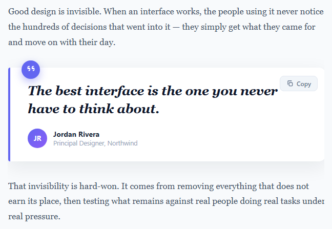 Pull Quote