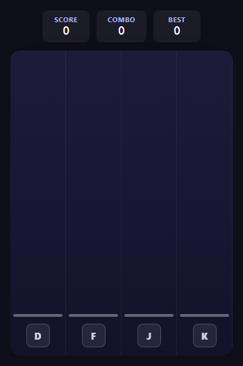 Rhythm Tap Game