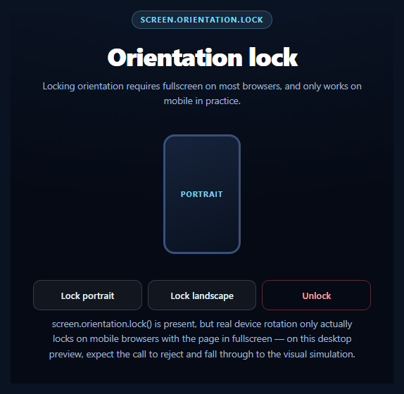 Screen Orientation Lock Toggle