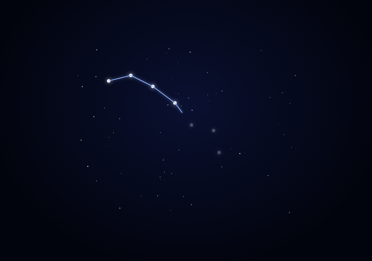 Scroll Constellation Connect Dots