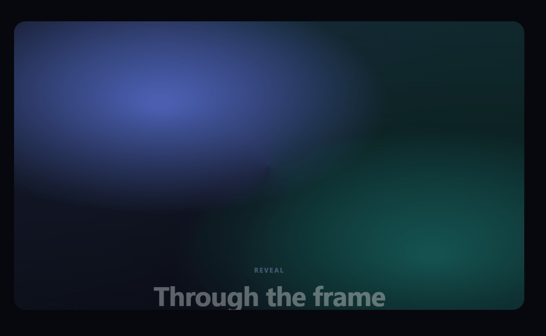 Screenshot of the Scroll Image Mask snippet rendered live