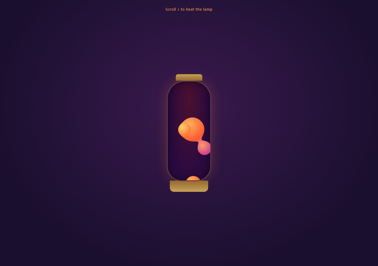 Scroll Lava Lamp Blobs