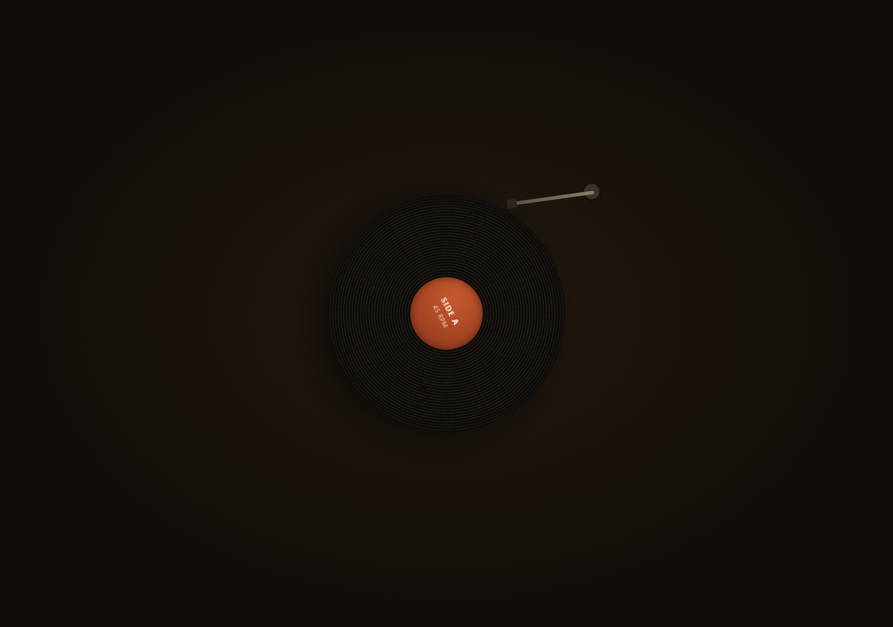 Scroll Vinyl Record Spin