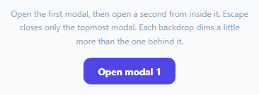 Stacked Modal Manager — Multiple Modals on Top of Each Other, Correctly