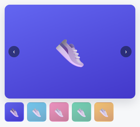 Synced Main + Thumbnail Carousel