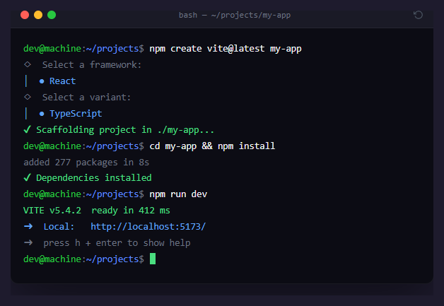 Screenshot of the Terminal Window snippet rendered live