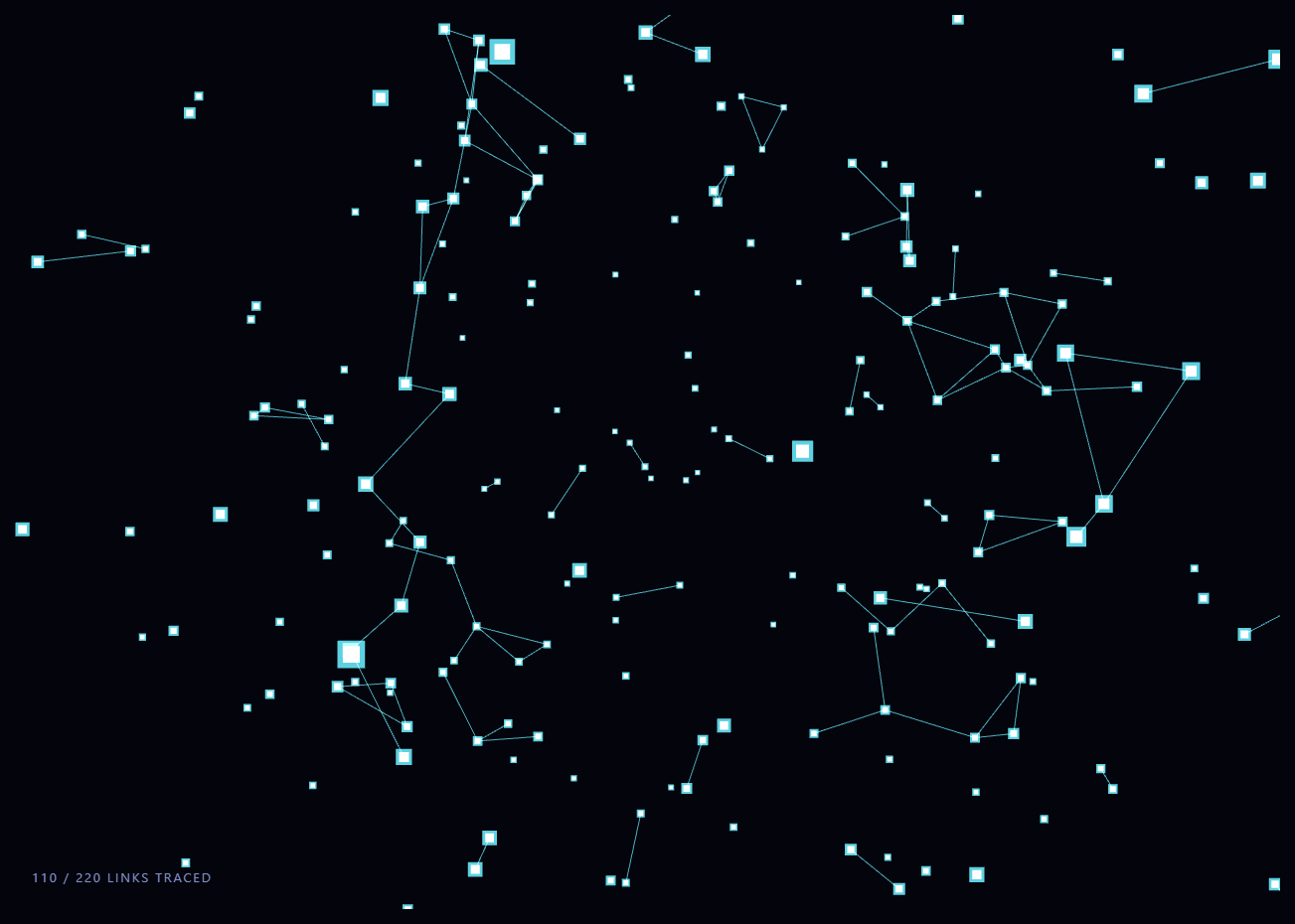 Screenshot of the Three.js Scroll Constellation Web snippet rendered live
