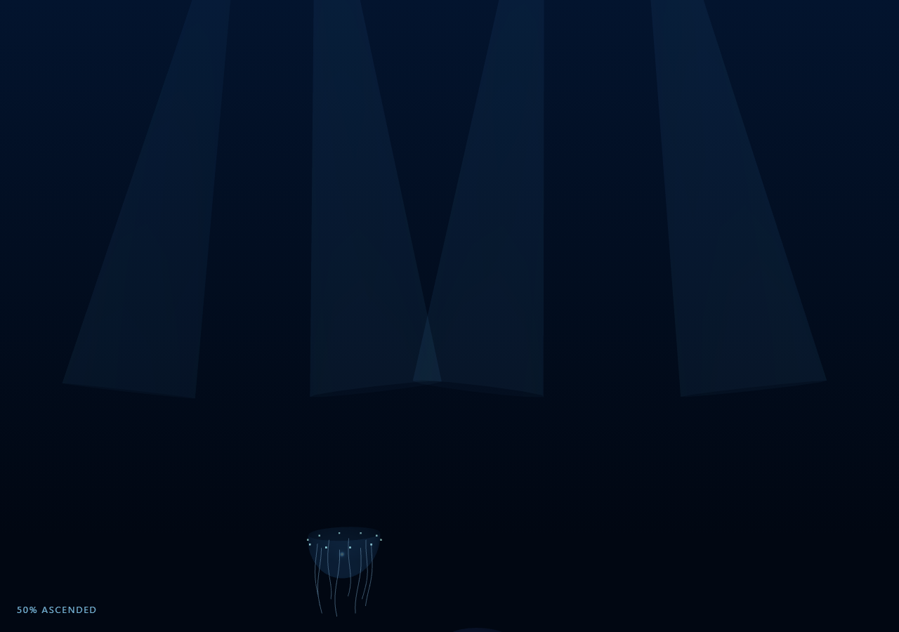 Three.js Scroll Jellyfish Drift