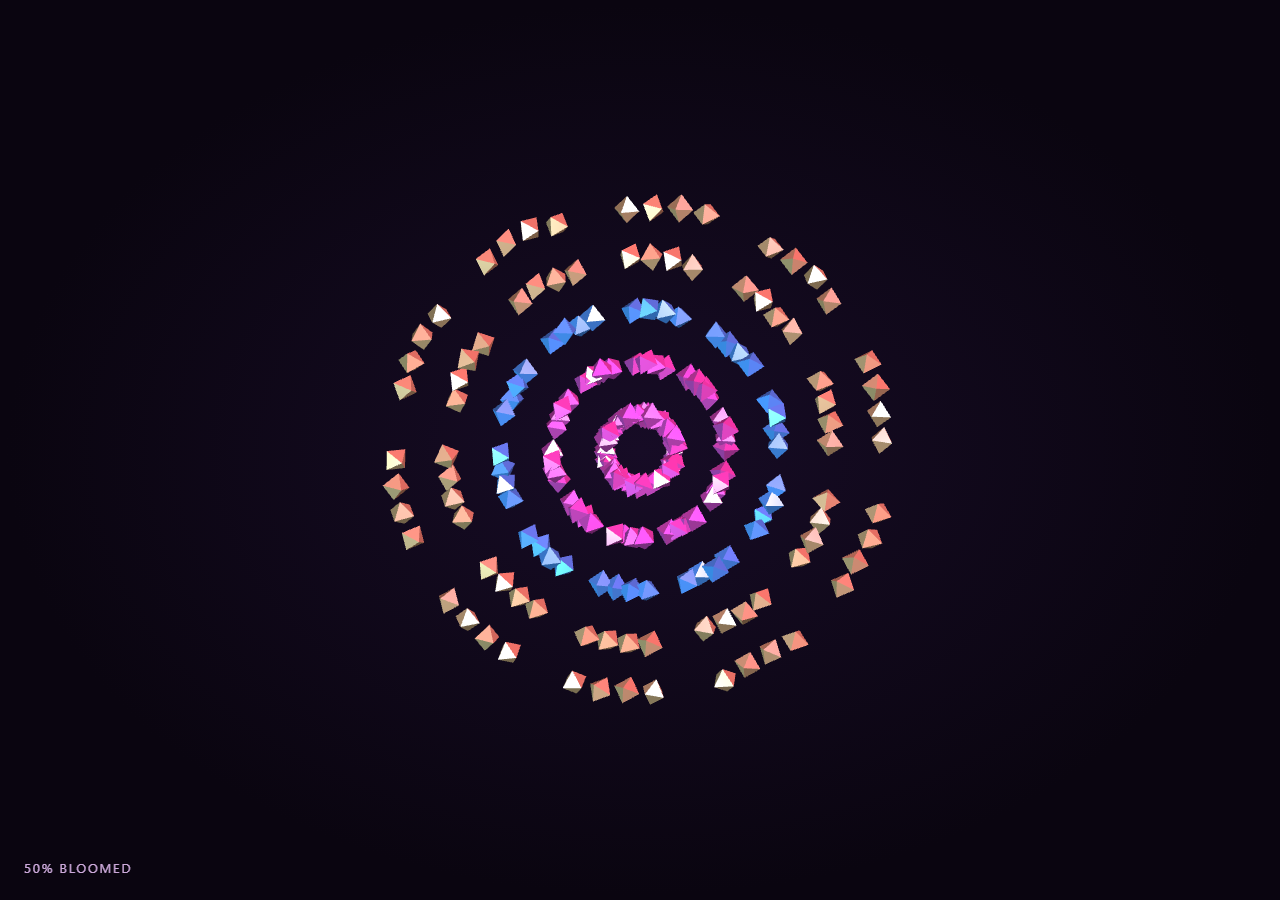 Three.js Scroll Kaleidoscope Mandala