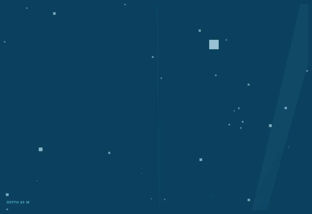 Screenshot of the Three.js Scroll Ocean Dive snippet rendered live