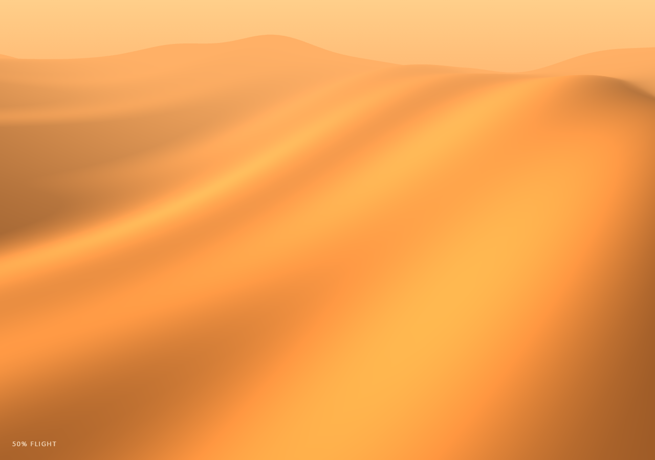 Three.js Scroll Sand Dune Drift