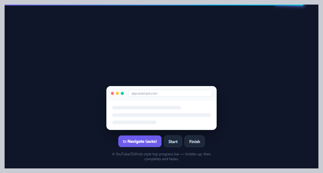 Top Loading Bar