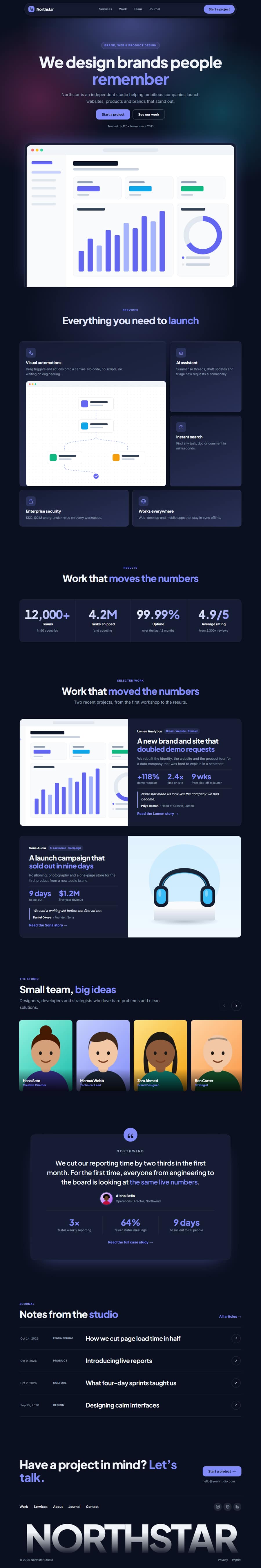 Creative Agency Website
