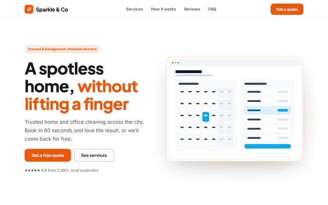 Local Service Business Website template preview